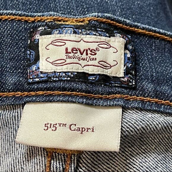 Levi’s 515 Denim Capris Crop Jeans 406 - Picture 9 of 11
